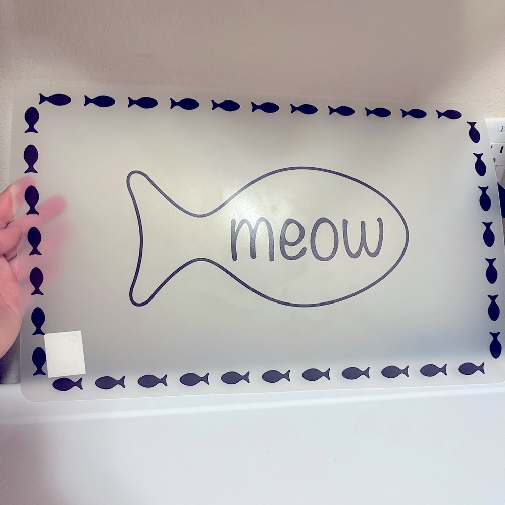 “Meow” Whisker City Fish Placemat